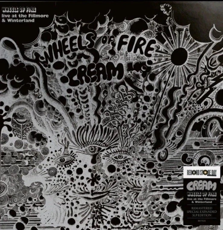 Cream Wheels of Fire Live at The Fillmore RSD 2026 3LP vinyl