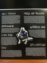 Waterparks Jinx vinyl record by Records on Records featuring blue colorway and autographed cover art.