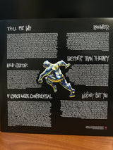 Autographed Waterparks Jinx vinyl record by Records on Records in blue colorway, featuring album cover artwork.