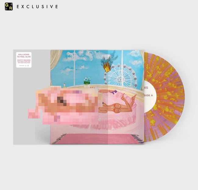 Kali Uchis - To Feel Alive Exclusive Clear Pink with Fiery Splatter Vinyl LP
