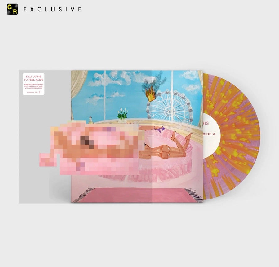 Kali Uchis - To Feel Alive Exclusive Clear Pink with Fiery Splatter Vinyl LP