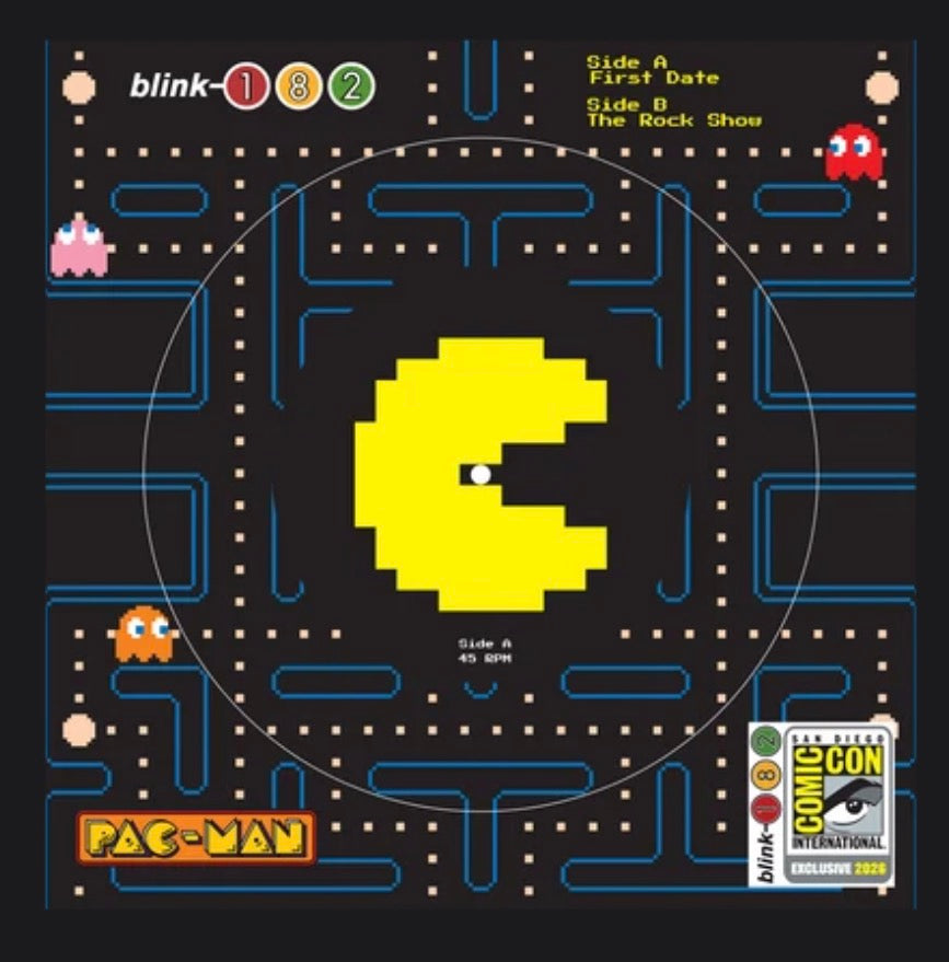PAC-MAN x blink-182 Exclusive Picture Disc Vinyl — SDCC 2026 /3000