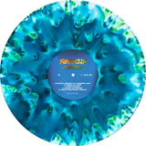 Marina limited splatter vinyl record of "Ancient Dreams In A Modern Land" with colorful splatter design on the cover.