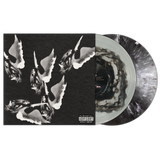 Black Ice color vinyl record of Young Forever (Extended) by Nessa Barrett, 2LP steel marble vinyl from Records on Records.