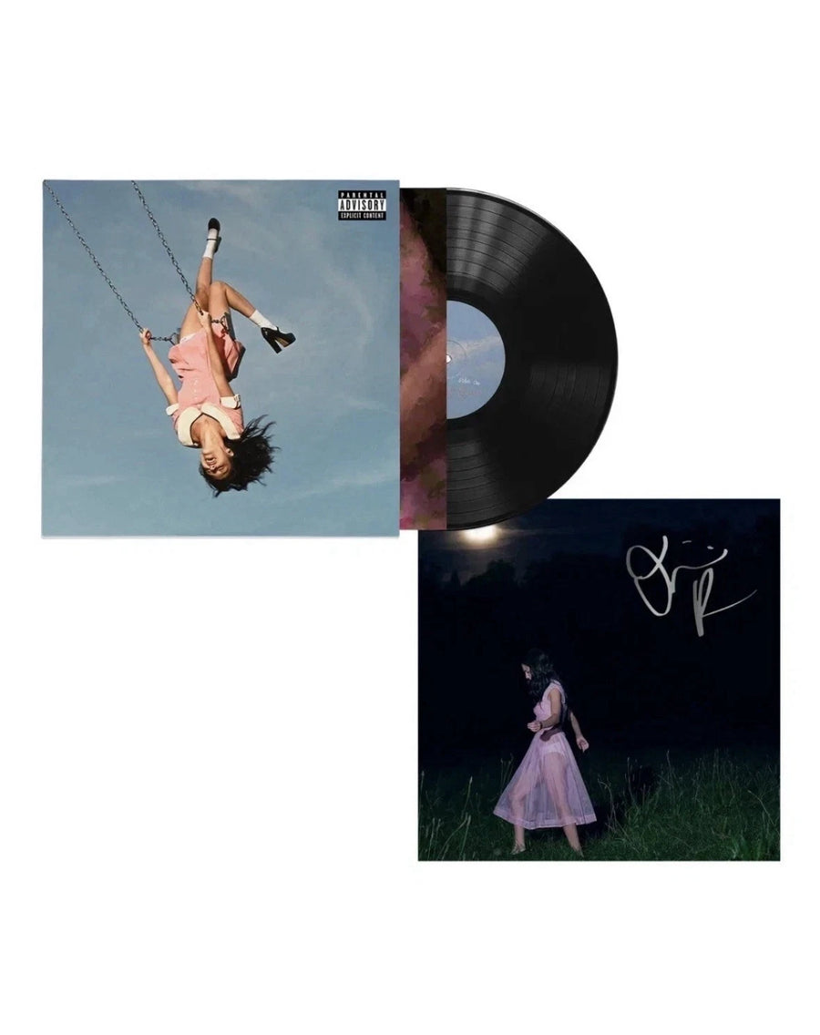 Olivia Rodrigo signed vinyl record of "You Seem Pretty Sad for a Girl So in Love" with album cover artwork.