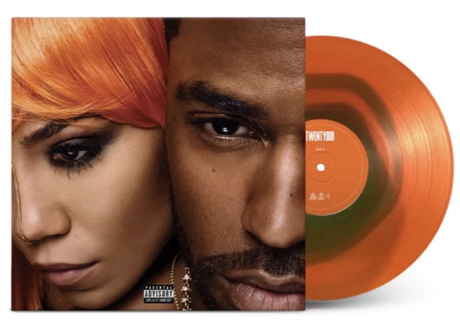 Twenty88 Orange Citrus vinyl record by Big Sean and Jhené Aiko, featuring colorful album artwork on the LP cover.